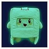 Karton leuchtend puppe plüsch spielzeug glühen in dunkler foxy canny boxy cat abnehmbare plüsch weiche kissen kinder geschenke bösewellschaften baukin modelle head cover rock kann puppe abnehmen Sp