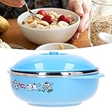 -Lunchbox, Wiederverwendbare -Lunchbox gegen Verbrühungen für Suppen mit Obst(14 * 13 * 6cm-Blue 12cm)