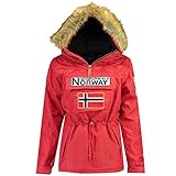Geographical Norway Damen Lautsprecher Jacke, rot, XL