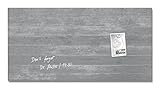 SIGEL GL148 Premium Glas-Magnetboard 91 x 46 cm Motiv Sichtbeton / Magnettafel Artverum - weitere Designs/Größ