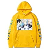 YUANOU Anime Blue Period Kapuzenpullover Gedruckt Männer Hoodies Casual Male Streetwear Harajuku Unisex Pullover Sw