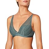 Triumph Damen Aura Spotlight WP Geformter BH, Smoky Green, 90D