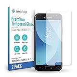 smartect Schutzglas kompatibel mit Samsung Galaxy J3 2017 [2 Stück] - Tempered Glass mit 9H Härte - Blasenfreie Schutzfolie - Anti-Kratzer Display