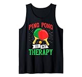 Ping Pong Tischtennis Spieler Bälle Spiel Tank Top