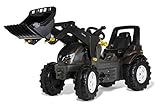 Rolly Toys Trettraktor rollyFarmtrac Premium Valtra mit Frontlader RollyTrac Lader (Tretfahrzeug für Kinder von 3-8 Jahre, mit Flüsterlaufreifen) 710409