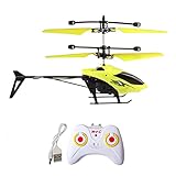 FOTBIMK Rc Helikopter Hubschrauber Ferngesteuert Rc Hubschrauber Mini RC Infrarot Induktionsfernbedienung 2CH Gyro Hubschrauber RC Drohne Hubschrauber D