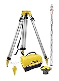 Stanley AL24 GVP Set (optischer Nivellierer, Stativ, Koffer, 90 m Arbeitsbereich, 24 Laserdioden) 1-77-160