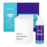 Allbestaye Zahnaufhellungsstreifen 20 Pairs Teeth Whitening Strips Zahnaufhellung Rutschfeste Zahnaufheller Whitening Schaum Zahnpasta Entfernen Sie alle Zahnfleck