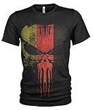 Deutscher Punisher Grunge Born to Kill T-Shirt # 3495 (XL)