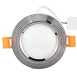 Shipenophy LED-Downlight, LED-Smart-Deckenleuchte Smart-Deckenleuchte 7-8 cm Downlight Regal für Café für Flur Gang(Schwarz)