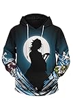 Demon Slayer Tomioka Giyuu Hoodie Cosplay Kostüm Kimetsu no Yaiba Sweatshirt Pullover Top, grün, X-Larg