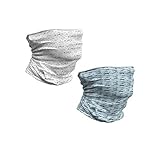 ABAKUHAUS Nackenwaermer 2 er Set Halswaermer nackenhörnchen Stehkragen, Erholsamer Schlaf Flugzeuge Sky Diving, weiß M