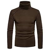 LSSM LangäRmliges T-Shirt FüR Herren Mit Hohem Kragen Und Einfarbigem Freizeitpullover Farben FüR Business Freizeit Mit Revers Bomberjacke Leichte Fliegerjacke Stehkragen Pilotenjacke GrüN M
