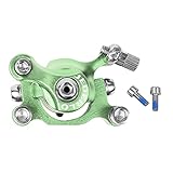 Colcolo Elektroroller Scheibenbremse Vorwärts/Rückwärts Bremssattel Ersatz für Elektro Mini Bike Kinder Schmutztasche, kompakt und leicht - Grün, R