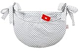 BABYLUX Babybetttasche Organizer BETTTASCHE Spielzeugtasche Tasche Babybett (106. Marokko Grau)