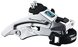 Shimano Tourney FD-TX800-TS3 Umwerfer 7/8-fach Top Swing schwarz/silber Ausführung 66-69° Kettenstrebenwinkel 2016 Mountainbik