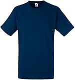 Fruit of the Loom - T-Shirt 'Heavy Cotton' 3XL,navy 3XL,Dunkelb