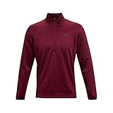 Under Armour Herren UA Armour Fleece 1/2 Zip T-Shirt, Liga Rot/Schwarz (626), M