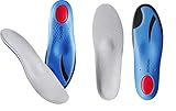 BERGAL 2 Paar Einlegesohlen Soft Motion Gr. 43, Schuheinlage, Fußbett für Alltag und Sport mit Memory Fersenk
