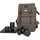 Rollei Vintage Fotorucksack / Everyday Backpack mit 30 l Fassungsvermögen, Kameraschnellzugriffsfach, handgepäcktauglich, für DSLM / DSLR passend, inkl. Regenschutz - g