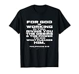 Bibelvers 'For God is Working in You', Philippians 2:13 T-S