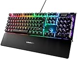 SteelSeries Apex 5 - Hybrid-Mechanische Gaming Tastatur - Tastenweise RGB-Beleuchtung - Oled Smart-Display - Deutsches (QWERTZ) Lay