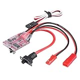 Dilwe RC ESC Windenschalter Controller, RC Auto Elektrische Geschwindigkeitsregler Modellfahrzeug Zubehör 30A Brushed ESC Windenschalter Controller für 1/10 Sk