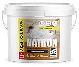 apelier Natron Pulver in Lebensmittelqualität 3,8 kg | Natriumhydrogencarbonat EU Herstellung | Natürlich Hausmittel zum Backen Reinigen Baden DIY-Kosmetik | Waschsoda Backsoda mit Dosierlö