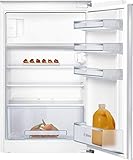 Bosch KIL18NFF0 Serie 2 Einbau-Kühlschrank mit Gefrierfach / F / 88 cm Nischenhöhe / 185 kWh/Jahr / 112 L Kühlteil / 17 L Gefrierteil / MultiBox / FreshS