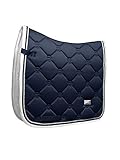 Equestrian Stockholm schabracken Dressur Dressurschabracken (Dressurschabracke COB, Midnight White Edge)