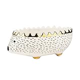 PDFF Ceramic Organizer Hedgehog Ornaments Key Tray Für Den Eingangsbereich Snack Bowl Schmuck Dessert Kreative Dekoration Serving Gift,C