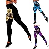 BVXZ Frauen Warme Sherpa Gefüttert Jogginghose Kordelzug Sportlich Jogger Fleece Hosen mit T