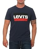 Levi's Herren Sportswear Logo Graphic T-Shirt , 84 Sportswear Logo Blue Dress Blues, S