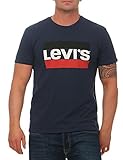 Levi's Herren T-Shirt Sportswear Logo Graphic, Blau/84 Sportswear Logo Blue Dress Blues 0003, Larg