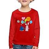 Spreadshirt Die Sendung Mit Der Maus Elefant & Hase Luftballons Kinder Premium Langarmshirt, 110-116, R