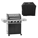 Rösle Videro G4-S Vario+ 50mbar schwarz inkl. Abdeckhaube BBQ-Station Gasg