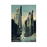 Kunstdruck auf Leinwand, Motiv: Der Herr der Ringe, 5 Stück, für Wohnzimmer, Schlafzimmer, Dekoration, 30 x 45