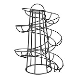 Eierregal Eieraufbewahrungsregal Eierspender Ei Skelter Deluxe Modern Spiraling Spender Spiralförmiges Design Eierspender Im Spiralförmigen Design bis zu 21 Eier Schw