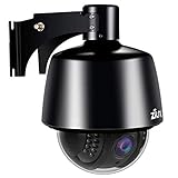 ZILNK IP Kamera WLAN Outdoor HD 1080P Schwenk/Neigen/Zoom-Überwachungskamera Aussen, 5X Optischer Zoom, Autofokus, Nachtsicht, IP65 Wasserdicht, Bewegungswarnung, Unterstützung von 64GB SD