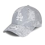 New Era Los Angeles Dodgers MLB Cap Basecap Kappe Baseball Damen Frau Marble grau - One-S