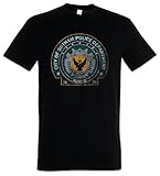 Urban Backwoods Gotham Police Department Logo Herren T-Shirt Schwarz Größe M