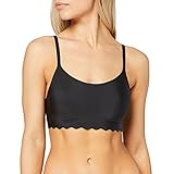 Sloggi Damen Zero Feel Wavy Top BH, Schwarz, M EU