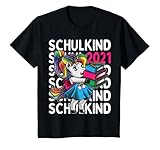 Kinder Schulkind 2021 Mädchen Einhorn Schulranzen Pink Einschulung T-S