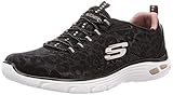 Skechers Damen Empire D'lux Spotted-12825 Sneaker, Schwarz (Black Rose Gold Bkrg), 39 EU