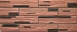 Styropor Paneel Bretter Wand Decke Wandpaneele Deckenpaneele Ziegl Stein Optik EPS Wärmedämmung*6 qm = 10 Stück*2,5cm Dick! (657-206)