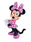 Bullyland 15349 - Spielfigur, Walt Disney Classics, Minnie Mouse, ca. 7 cm, ideal als Torten-Figur, detailgetreu, PVC-frei, tolles Geschenk für Kinder zum fantasievollen Sp