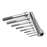 10 Stück M8 x 25 mm Zylinderschrauben DIN 912 / ISO 4762 Edelstahl A2 VA V2A Innensechskant Zylinderkop