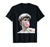 David Michelangelo mit Kaugummi Statue Kunst Mann Frau Kind T-S
