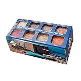 TERRAMAR MALLORCA - Sal Marina D´es Trenc 8er Set Gourmet Salz, Meersalz aus Mallorca als perfektes Gewürze Geschenkset Salzset (8x75g)