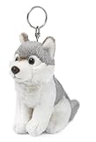 Mimex 15205006 WWF00275 - Schlüsselring Plüsch-Wolf, 10